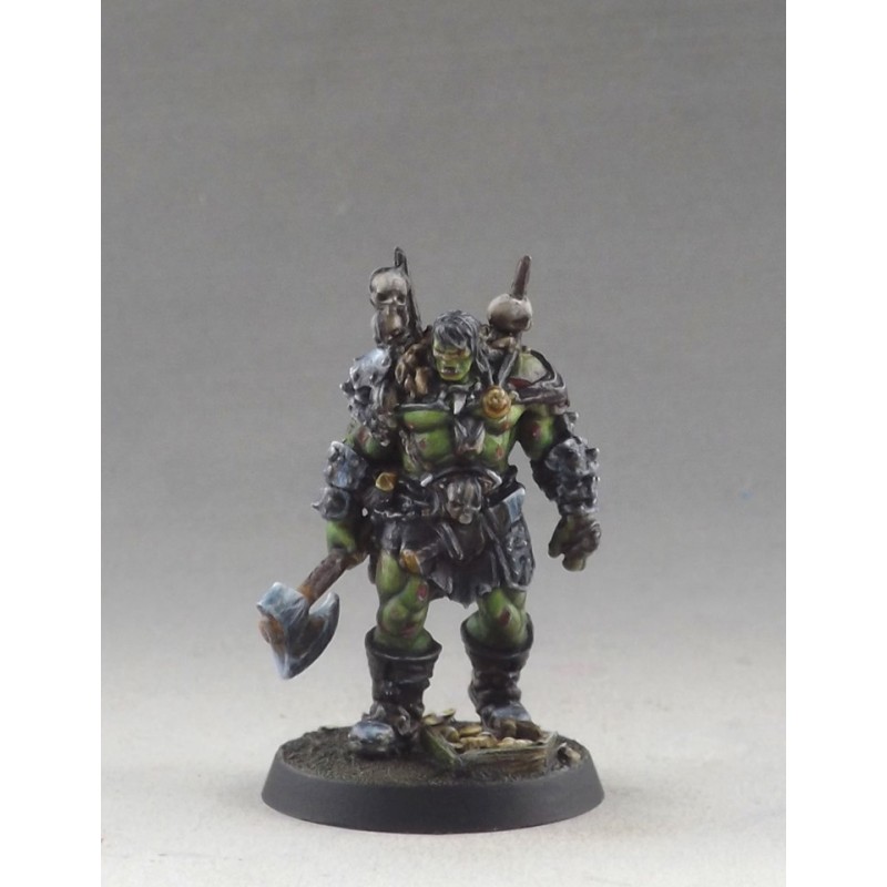 Orc quest Figurine proto schémas couleur vitrine/studio