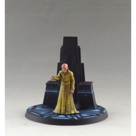 Diorama trône admiral snoke star wars 32mm print 3d