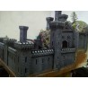 Table jeu /diorama château médiéval ( warhammer 28mm)