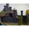 Table jeu /diorama château médiéval ( warhammer 28mm)