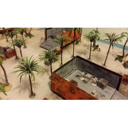 Table jeu/diorama ile futuriste ( STAR WARS LEGION ÉCHELLE 32mm)