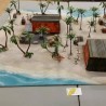 Table jeu/diorama ile futuriste ( STAR WARS LEGION ÉCHELLE 32mm)