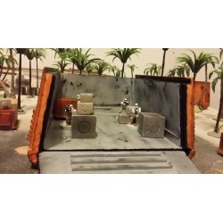 Table jeu/diorama ile futuriste ( STAR WARS LEGION ÉCHELLE 32mm)